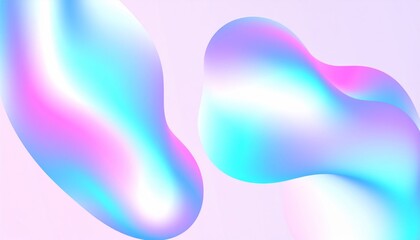 Wall Mural - abstract liquid background with 3d popup composition in various colors. trendy illustration