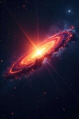 Wall Mural - A dying star fades into the inky blackness of space, its light slowly extinguished, a celestial representation of light death A beautiful, yet melancholic cosmic event , darkness, otherworldly