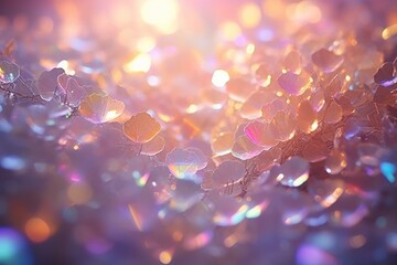 Wall Mural - bokeh light photo glitter gold illuminated.