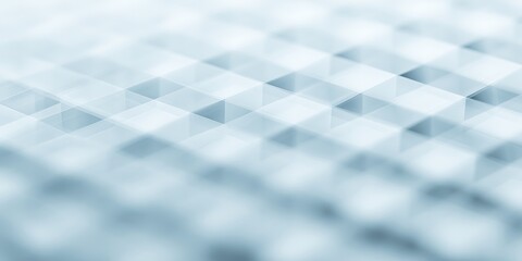 Abstract isometric cubes in soft light