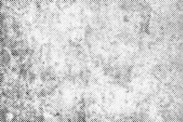 Wall Mural - abstract halftone background grunge pattern black and white