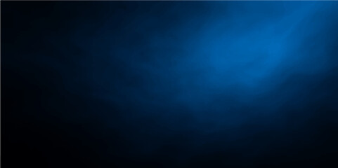 Wall Mural - Dark blue smoke gradient background with cool mysterious texture

