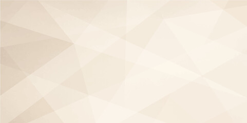 Wall Mural - Minimal light beige polygon abstract geometric background texture

