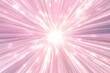 © Studios - Pink light trails speed effect background. Abstract burst with glowing lines and sparkles