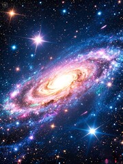 space galaxy in space