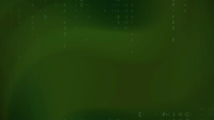 Green Digital Rain Abstract Background