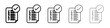 © Aly - Survey icon flat simple outline logo