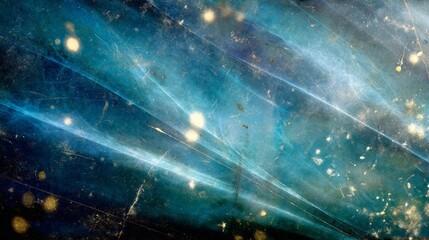 Wall Mural - abstract cosmic background with blue and white colors