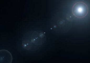 Wall Mural - A stunning abstract blue background with clouds and stars illuminates a glowing sphere of the Earth in the dark cosmos
