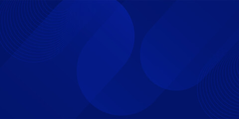 Wall Mural - Abstract blue background. Modern simple blue geometric design. Minimal shapes nice