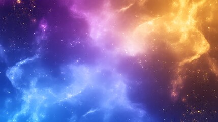 Cosmic cloudscape background with vibrant gradient, perfect for space exploration and astronomy visuals