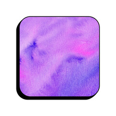 Wall Mural - Abstract Watercolor Art: This abstract artwork presents a soft, flowing watercolor wash in shades of purple, creating a serene and artistic background texture.