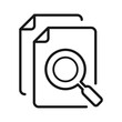 © SANALRENK - Search content icon. Research information symbol