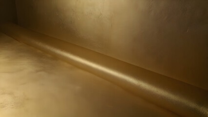Matte gold background with soft texture and even diffused lighting