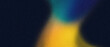 © Enso - Yellow blue abstract blurred gradient shape, black grainy background, noise texture banner backdrop design, copy space