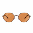 © 혜원 이 - Rose Gold Hexagonal with Amber Lenses Sunglasses