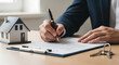 © AI Art - Images depicting the key stages of the real estate process. From architects planning a new house, to signing the final mortgage contract, to a realtor handing over the keys to happy new homeowners. Id