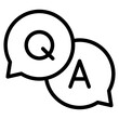 © Admotret - Q and Q in vector illustration