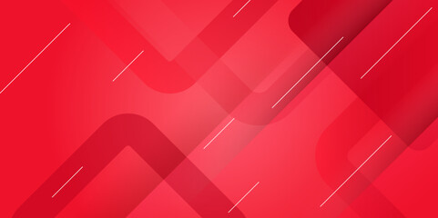 Wall Mural - abstract red geometric background. abstract red stripes overlapping layer with minimal gradient.mode