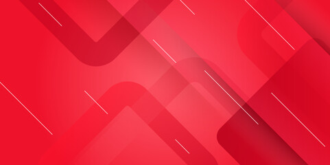 Wall Mural - abstract red geometric background. abstract red stripes overlapping layer with minimal gradient.mode