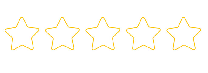 Canvas Print - Five star rating