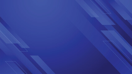 Blue Geometric Gradient Vector Background