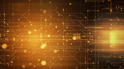 Wall Mural - the image is a computer screen with a bright yellow background and a lot of lines and dots. the line