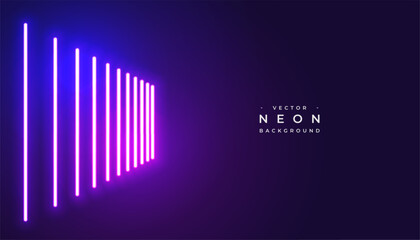 Wall Mural - glowing neon purple light wallpaper for futuristic design