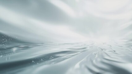 Wall Mural - Serene water landscape: Reflecting water surface ripple under sunlight.