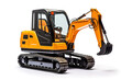 © MstRokea - Wonderful Small or mini excavator isolated with clipping path
