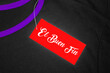© BreizhAtao - El Buen Fin tag on a t-shirt