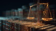 © ZoiaS - Balancing scales symbolizing justice in digital