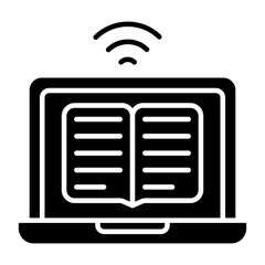 Wall Mural - Trendy design icon of e book