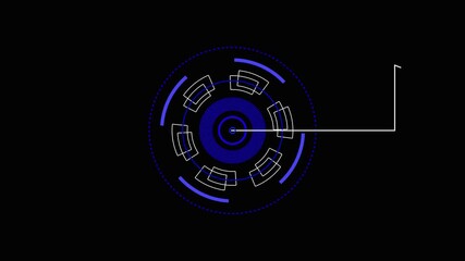 hud animation and 4k video. 