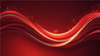 © SAHAD - Red abstract background with flowing waves and dynamic curved lines in a vibrant artistic design