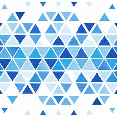 Abstract Blue Triangle Pattern Background