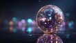 © Mariia - Shining disco ball reflecting colorful lights at a vibrant party setting