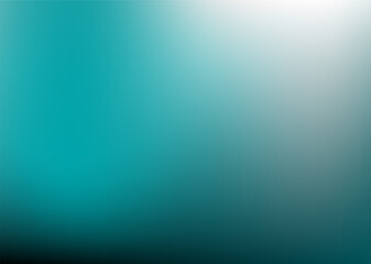Wall Mural - Turquoise and teal gradient abstract color blend soft blurred background