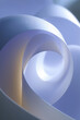 © Mselected - Curved white paper creating elegant shapes and soft shadows in tranquil lighting
