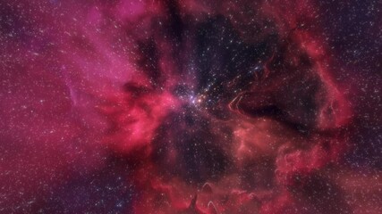 Wall Mural - Exploring a vibrant cosmic landscape with soft nebula effects