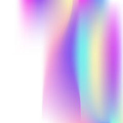 Wall Mural - iridescent background. shiny vector. retro minimalist backdrop. hologram texture. girlie card. viole
