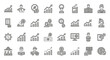 © BUDENGRMX - Vector Icons Set of Collection of Monochrome Business and Finance Icons. Vector Illustrations. EPS Editable