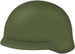 © laraJ - Military Helmet Illustration – Korean Army Green Combat Helmet(한국어: 군용 헬멧 일러스트 – 국군 군모)