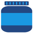 © leader - Supplement, medicine or vitamin bottle icons are intended for pregnant women and are displayed with simple icon