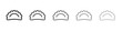 © Devayat - Dumplings icon thin flat outline style vector sign