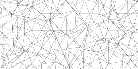 Abstract of simple gray line triangle pattern geometric background. Seamless geometric polygonal repeatable pattern swatch background, Trendy design vector background for web backdrop orpaper print.
