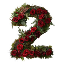 Number, Two, Floral, Png Free Stock Photo - Public Domain Pictures