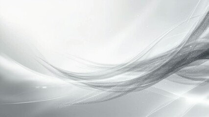 Wall Mural - Abstract Elegance: A flowing, ethereal design in shades of gray. The image is a display of dynamic curves and subtle gradations, which makes it ideal for background or design elements.