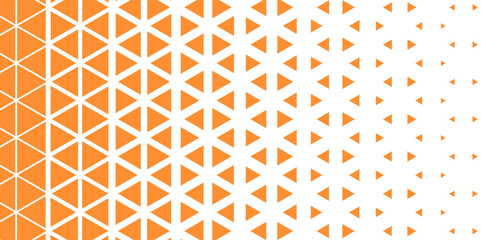 Wall Mural - orange club polygon triangle technology texture background. vector illustration flat geometric textu