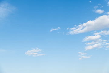 Wall Mural - blue sky with white clouds
